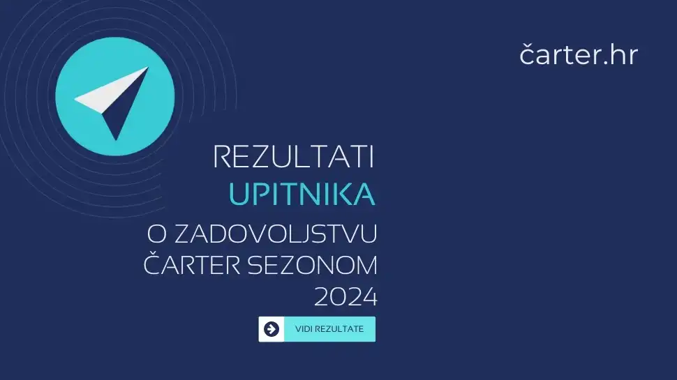 Rezultati upitnika o zadovoljstvu čarter sezonom 2024