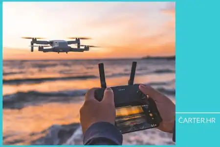 Drones in yacht charter business - fleet promotion and monitoring